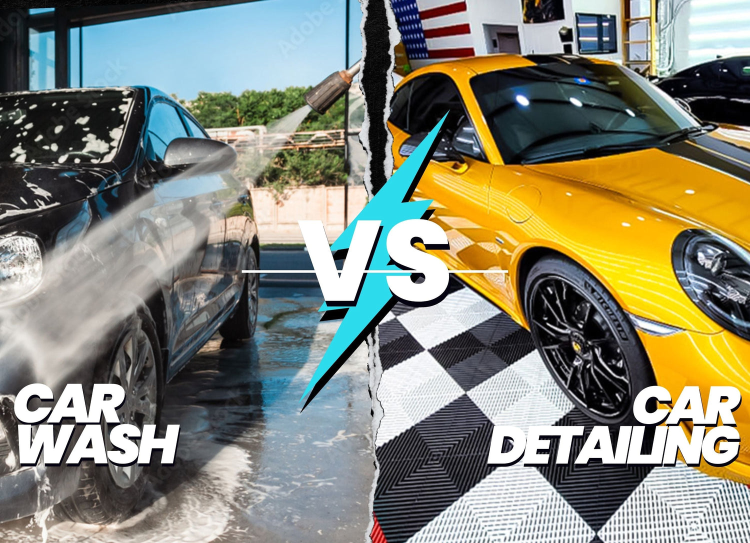 What is the Difference between Car Wash And Detailing