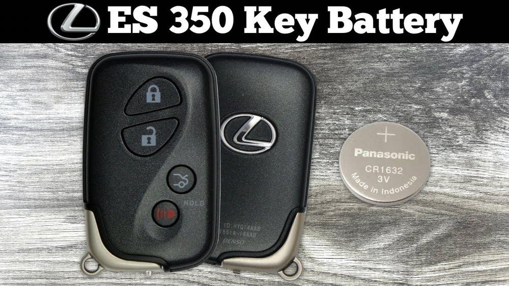 How To Change Battery In Lexus Key Fob Es350