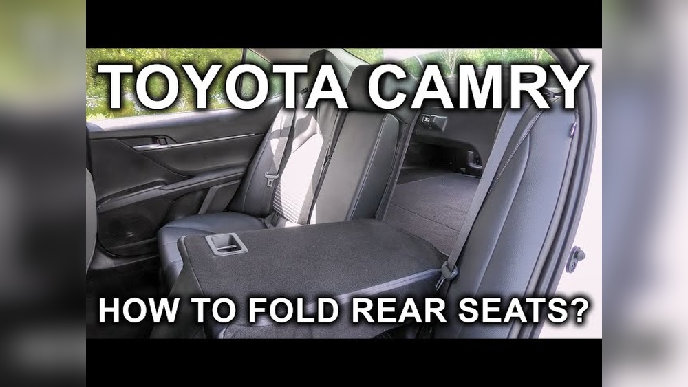 How To Get Into Trunk From Back Seat Toyota Camry