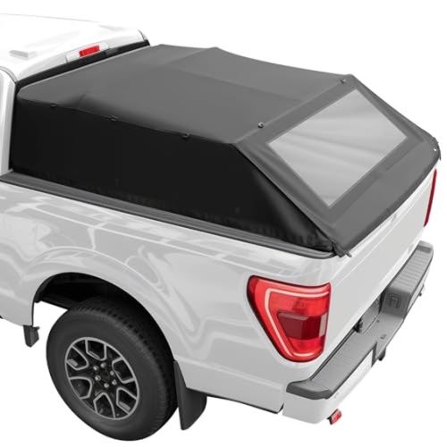 Best Camper For Ford F150 57: JOYTUTUS Foldable Waterproof Truck Bed Topper