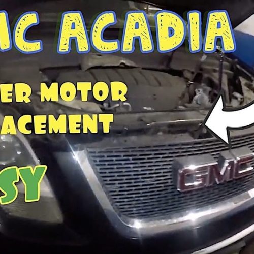 How To Change A Starter On A 2012 Gmc Acadia: Easy Step-by-Step Guide