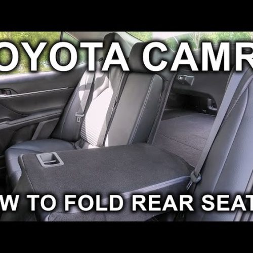 How To Get Into Trunk From Back Seat Toyota Camry: Easy Steps Explained