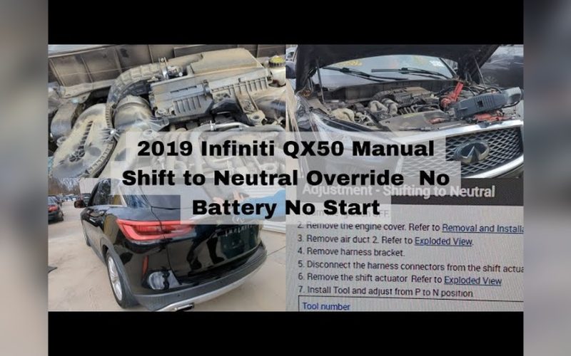 How To Put Infiniti Qx50 In Neutral With Dead Battery: Quick Guide