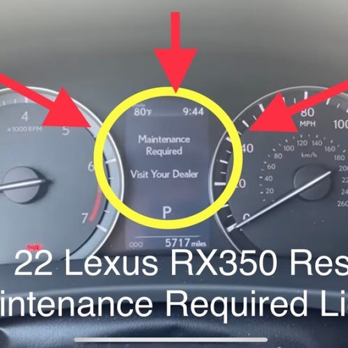 How To Reset Maintenance Light On Lexus Rx 350: Quick & Easy Guide