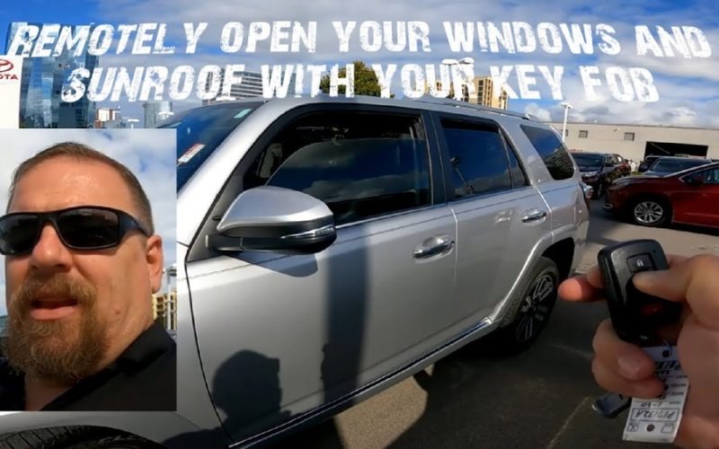 How To Roll Down Windows With Key Fob Toyota Highlander: Easy Steps