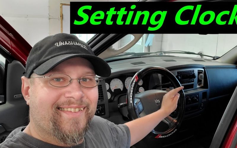 How To Set The Clock On A Dodge Ram 1500: Easy Step-by-Step Guide