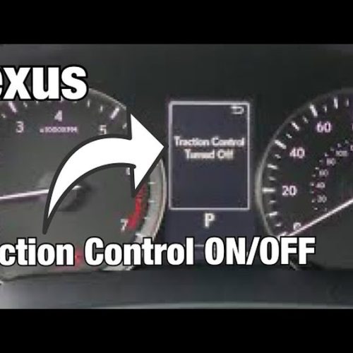 How To Turn Traction Control On Lexus Rx 350: Easy Step-by-Step Guide