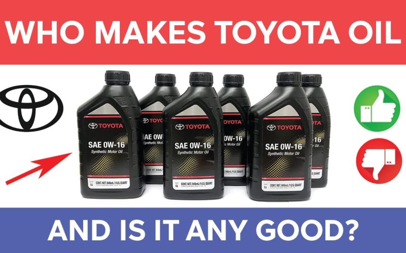 Who Makes Toyota Synthetic Oil